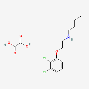 molecular formula C14H19Cl2NO5 B5145860 N-[2-(2,3-dichlorophenoxy)ethyl]-1-butanamine oxalate 