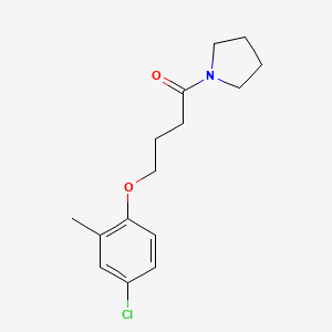 molecular formula C15H20ClNO2 B5145923 1-[4-(4-chloro-2-methylphenoxy)butanoyl]pyrrolidine 