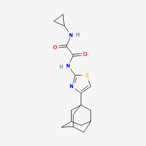 N-[4-(1-adamantyl)-1,3-thiazol-2-yl]-N'-cyclopropylethanediamide