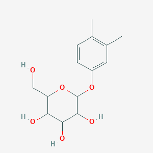 molecular formula C14H20O6 B5146023 3,4-dimethylphenyl hexopyranoside 