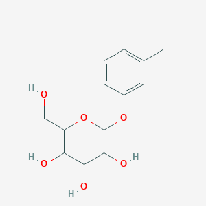 molecular formula C14H20O6 B5146023 2-(3,4-Dimethylphenoxy)-6-(hydroxymethyl)oxane-3,4,5-triol 