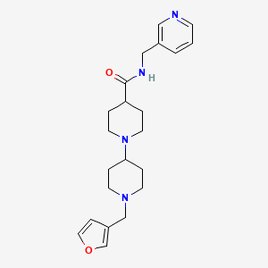 1'-(3-furylmethyl)-N-(3-pyridinylmethyl)-1,4'-bipiperidine-4-carboxamide