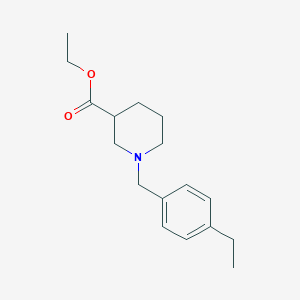 molecular formula C17H25NO2 B5146158 ethyl 1-(4-ethylbenzyl)-3-piperidinecarboxylate 
