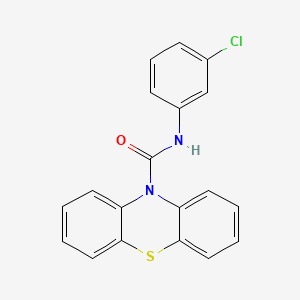 molecular formula C19H13ClN2OS B5146211 N-(3-chlorophenyl)-10H-phenothiazine-10-carboxamide 