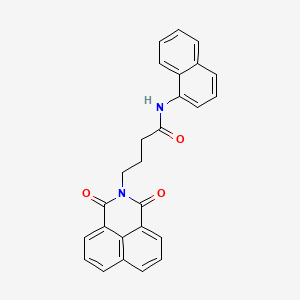 molecular formula C26H20N2O3 B5146217 4-(1,3-dioxo-1H-benzo[de]isoquinolin-2(3H)-yl)-N-1-naphthylbutanamide 