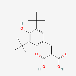 molecular formula C18H26O5 B5146235 (3,5-二叔丁基-4-羟基苄基)丙二酸 