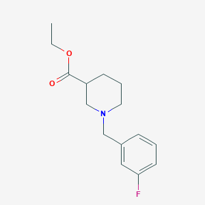 ethyl 1-(3-fluorobenzyl)-3-piperidinecarboxylate