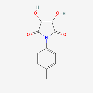 molecular formula C11H11NO4 B5146419 3,4-dihydroxy-1-(4-methylphenyl)-2,5-pyrrolidinedione 