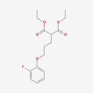 diethyl [3-(2-fluorophenoxy)propyl]malonate