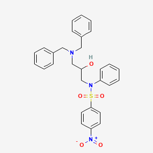 molecular formula C29H29N3O5S B5146496 N-[3-(dibenzylamino)-2-hydroxypropyl]-4-nitro-N-phenylbenzenesulfonamide 