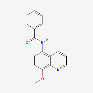 molecular formula C17H14N2O2 B5146615 N-(8-methoxy-5-quinolinyl)benzamide 