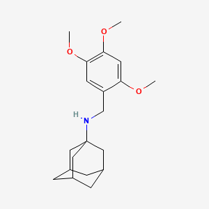 molecular formula C20H29NO3 B5146658 1-adamantyl(2,4,5-trimethoxybenzyl)amine CAS No. 332108-69-7
