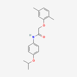molecular formula C19H23NO3 B5146792 2-(2,5-dimethylphenoxy)-N-(4-isopropoxyphenyl)acetamide 