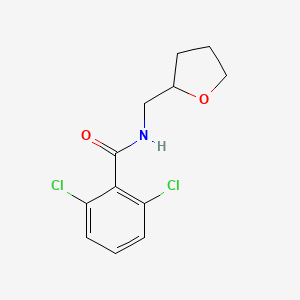 2,6-dichloro-N-(tetrahydro-2-furanylmethyl)benzamide