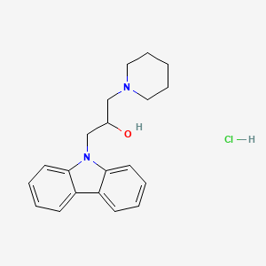 molecular formula C20H25ClN2O B5146841 1-(9H-carbazol-9-yl)-3-(1-piperidinyl)-2-propanol hydrochloride 