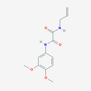 molecular formula C13H16N2O4 B5146907 N-allyl-N'-(3,4-dimethoxyphenyl)ethanediamide 