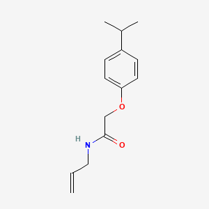 molecular formula C14H19NO2 B5146915 N-allyl-2-(4-isopropylphenoxy)acetamide 