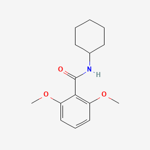 molecular formula C15H21NO3 B5146959 N-环己基-2,6-二甲氧基苯甲酰胺 