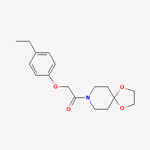 molecular formula C17H23NO4 B5146999 8-[(4-ethylphenoxy)acetyl]-1,4-dioxa-8-azaspiro[4.5]decane 