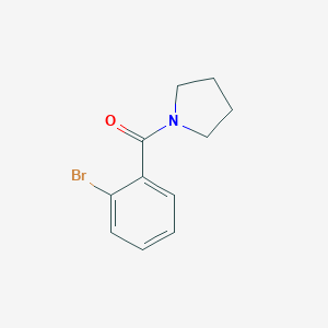 B051470 1-(Pyrrolidin-1-ylcarbonyl)-2-bromobenzene CAS No. 124461-27-4