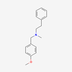 molecular formula C17H21NO B5147022 (4-methoxybenzyl)methyl(2-phenylethyl)amine 