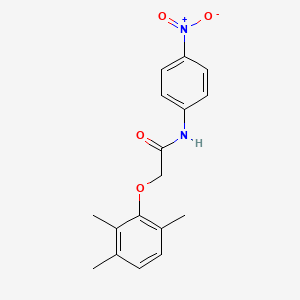 molecular formula C17H18N2O4 B5147202 N-(4-nitrophenyl)-2-(2,3,6-trimethylphenoxy)acetamide 