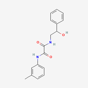 molecular formula C17H18N2O3 B5147207 N-(2-hydroxy-2-phenylethyl)-N'-(3-methylphenyl)ethanediamide 