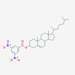 molecular formula C34H48N2O6 B514725 3,5-dinitrobenzoate de cholest-5-ène-3-yle CAS No. 25279-63-4