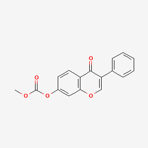 molecular formula C17H12O5 B5147310 methyl 4-oxo-3-phenyl-4H-chromen-7-yl carbonate 