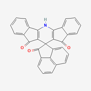 molecular formula C30H15NO3 B5147327 2H,5'H-spiro[acenaphthylene-1,6'-diindeno[1,2-b:2',1'-e]pyridine]-2,5',7'(12'H)-trione 