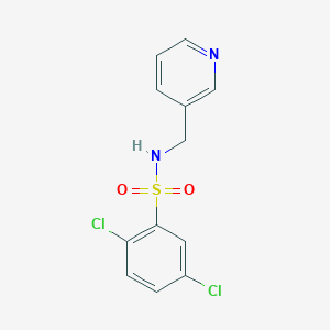 molecular formula C12H10Cl2N2O2S B514745 2,5-dichloro-N-(pyridin-3-ylmethyl)benzenesulfonamide CAS No. 313960-93-9