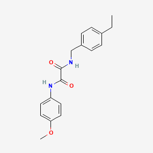 molecular formula C18H20N2O3 B5147683 N-(4-ethylbenzyl)-N'-(4-methoxyphenyl)ethanediamide 