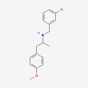molecular formula C17H20BrNO B5147714 (3-bromobenzyl)[2-(4-methoxyphenyl)-1-methylethyl]amine 