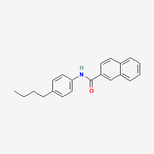 molecular formula C21H21NO B5147807 N-(4-butylphenyl)-2-naphthamide 