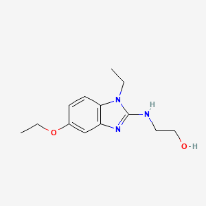 2-[(5-ethoxy-1-ethyl-1H-benzimidazol-2-yl)amino]ethanol