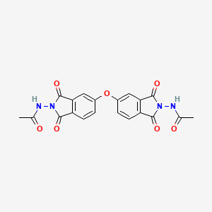 molecular formula C20H14N4O7 B5148030 N,N'-[oxybis(1,3-dioxo-1,3-dihydro-2H-isoindole-5,2-diyl)]diacetamide 