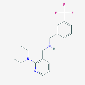 N,N-diethyl-3-({[3-(trifluoromethyl)benzyl]amino}methyl)-2-pyridinamine