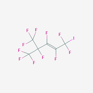 molecular formula C6F11I B051482 (E)-1,1,2,3,4,5,5,5-八氟-1-碘-4-(三氟甲基)戊-2-烯 CAS No. 120695-78-5