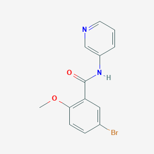 molecular formula C13H11BrN2O2 B5148224 5-bromo-2-methoxy-N-3-pyridinylbenzamide 