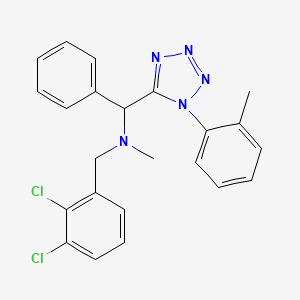 (2,3-dichlorobenzyl)methyl[[1-(2-methylphenyl)-1H-tetrazol-5-yl](phenyl)methyl]amine