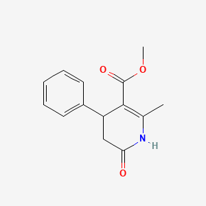 molecular formula C14H15NO3 B5148254 methyl 2-methyl-6-oxo-4-phenyl-1,4,5,6-tetrahydro-3-pyridinecarboxylate CAS No. 5522-80-5