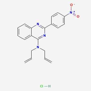 N,N-diallyl-2-(4-nitrophenyl)-4-quinazolinamine hydrochloride