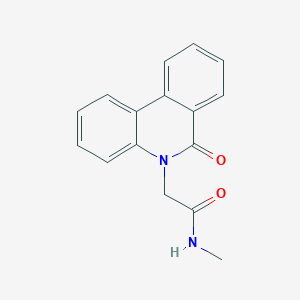 N-methyl-2-(6-oxo-5(6H)-phenanthridinyl)acetamide
