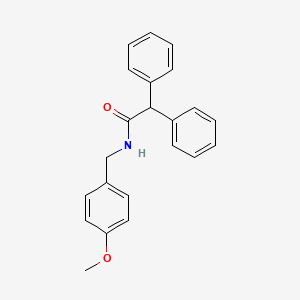 molecular formula C22H21NO2 B5148458 N-(4-methoxybenzyl)-2,2-diphenylacetamide CAS No. 5946-20-3