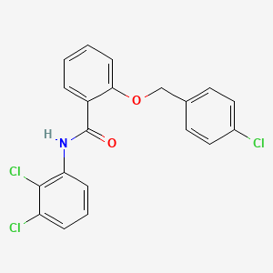 2-[(4-chlorobenzyl)oxy]-N-(2,3-dichlorophenyl)benzamide