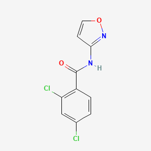 molecular formula C10H6Cl2N2O2 B5148525 2,4-dichloro-N-3-isoxazolylbenzamide 