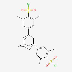 4,4'-tricyclo[3.3.1.1~3,7~]decane-1,3-diylbis(2,6-dimethylbenzenesulfonyl chloride)