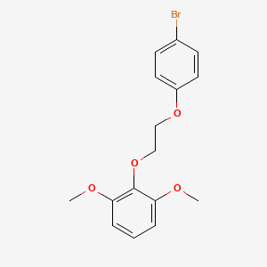 2-[2-(4-bromophenoxy)ethoxy]-1,3-dimethoxybenzene