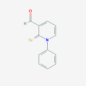 molecular formula C12H9NOSe B514860 1-Phenyl-2-selenoxo-1,2-dihydropyridine-3-carbaldehyde 