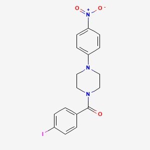 1-(4-iodobenzoyl)-4-(4-nitrophenyl)piperazine